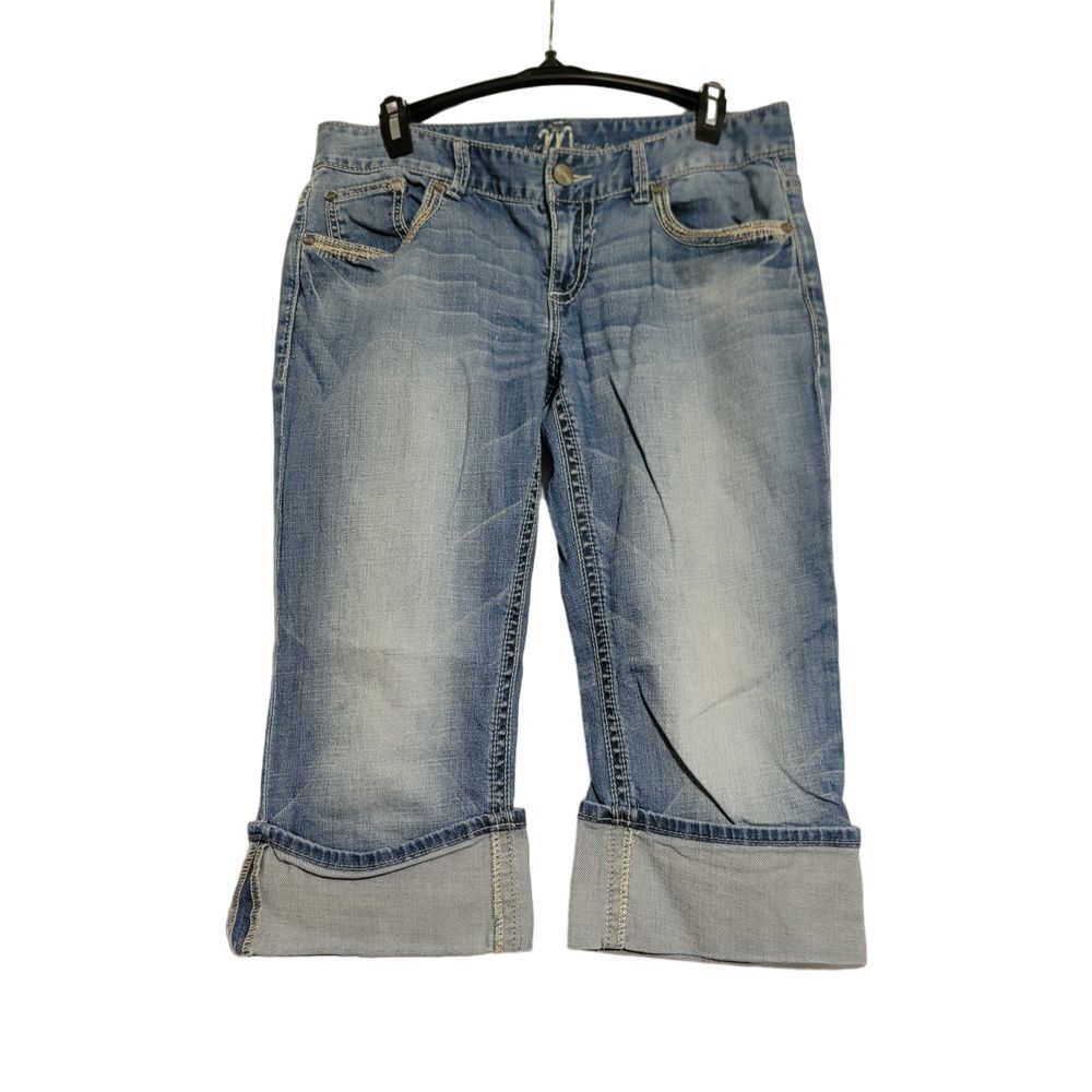 Madison Denim Co Stylish Denim Capri Pants with Cuffed Hems‎ Womens 9/10